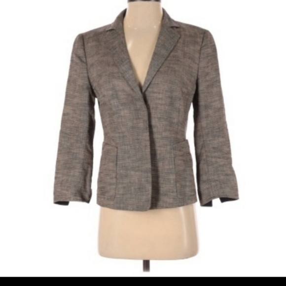 Akris Punto cotton linen blazer jacket